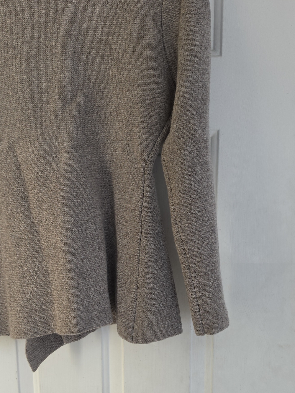 Zara Peplum Wool Knit Blazer - Picture 9 of 11